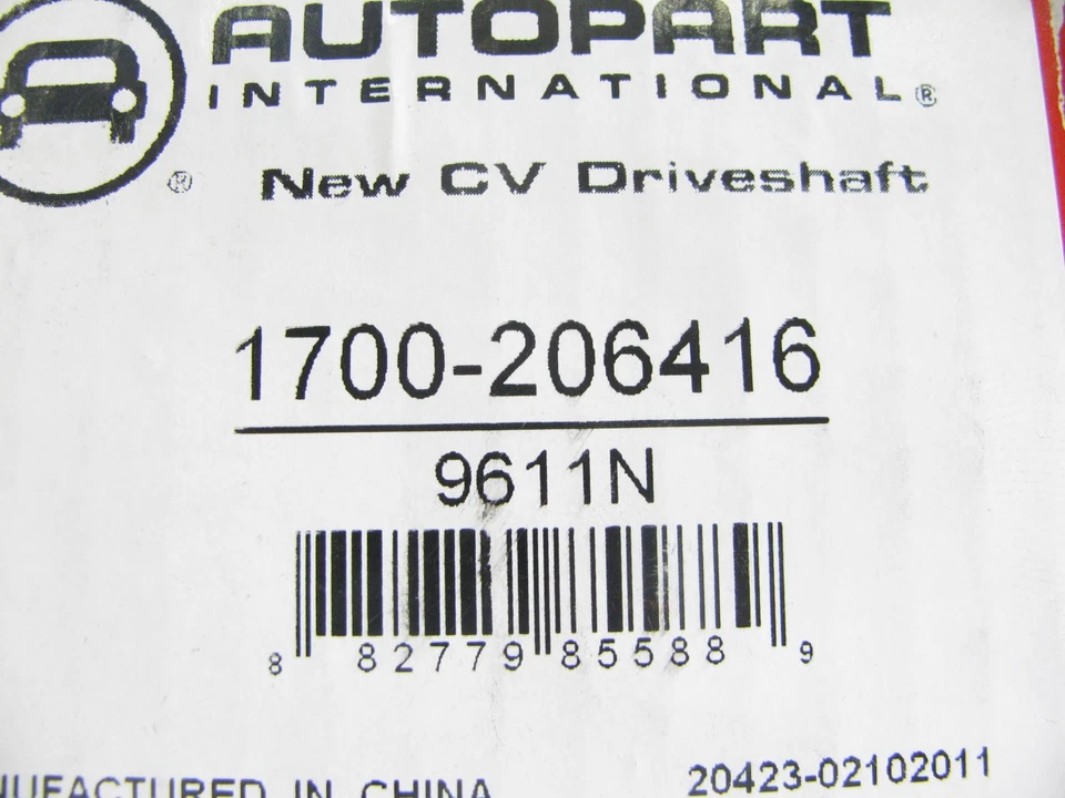 Eje delantero izquierdo Autopart 1700-206416 CV para Mitsubishi Diamante 1997-2004 Foto 3 de 3