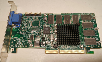 3Dfx AGP Graphics Card STB Voodoo3 2000 16 MB SDRAM + Heatsink
