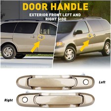 For 1998-2003 Toyota Sienna Front Left Right Side Exterior Door Handle Beige