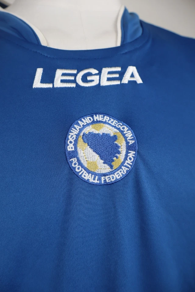 LEGEA BOSNIA ERZEGOVINA MAGLIA CALCIO Tg XL UOMO  T-SHIRT SOCCER SPORT JERSEY - Immagine 4 di 4