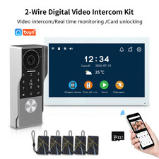TUYA Smart WiFi Video Doorbell - 2-Wire Retrofit for UK Homes, App Control