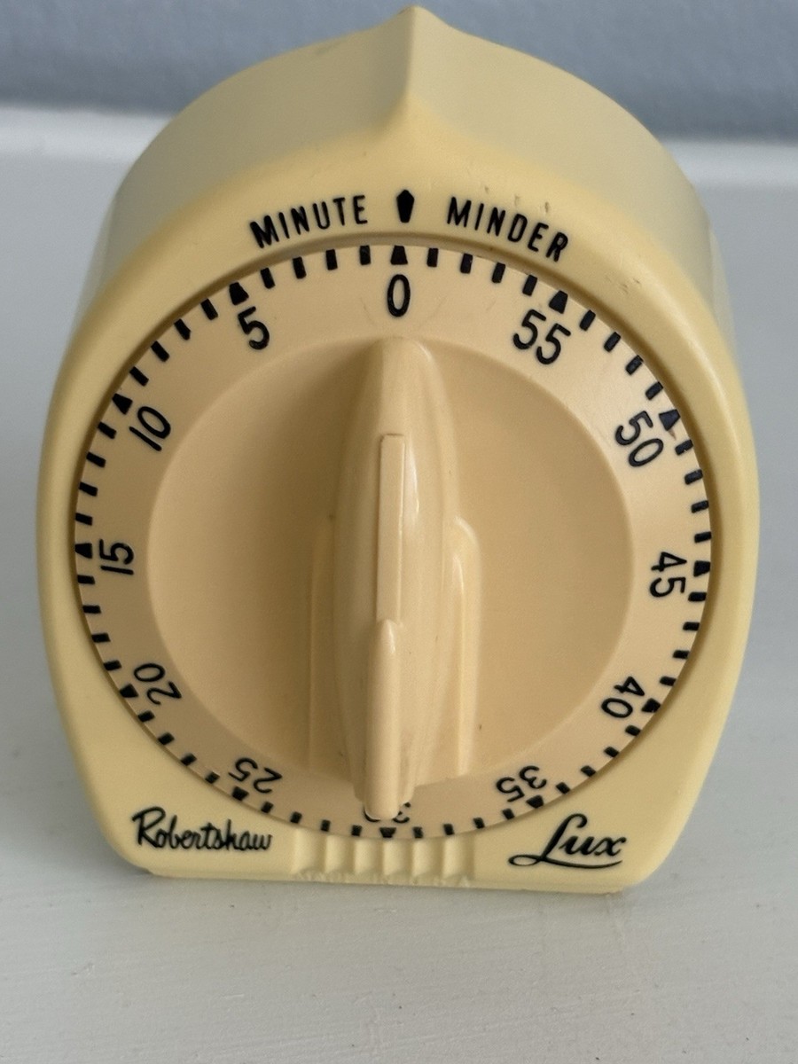 Vintage Robertshaw Lux Minute Minder Kitchen Timer WORKS | eBay
