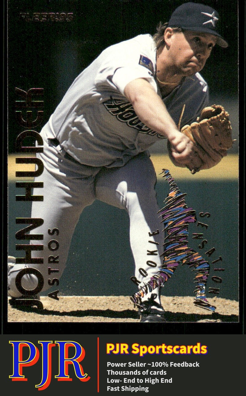 John Hudek 1995 Fleer #9 Houston Astros Rookie Sensations
