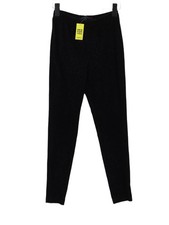 Next Women's Leggings UK 10 Black Polyester with Elastane Full length