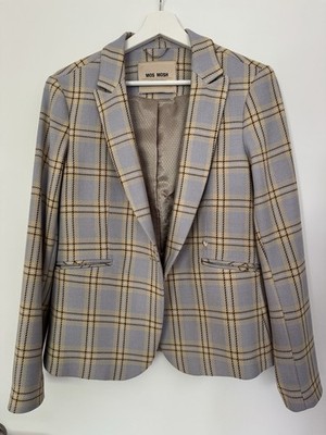Mos Mosh Blazer, Größe 38, Neuwertig, Hellblau kariert