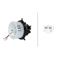 InnenraumgebläSe 12 V 240 W 2-Polig Hella Passend FüR U.A. Opel Astra