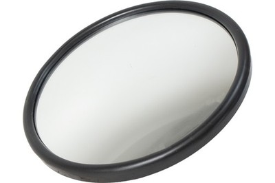 K Source Fit System Blind Spot Mirror Clamp-on Black Round 6 Inch Part ID CL060B