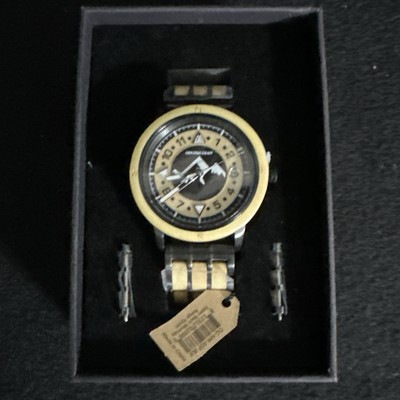 NIB Original Grain Aspen Black Mountain Range Watch