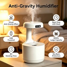 Humidifiers for Bedroom,800ml Anti-Gravity Di...