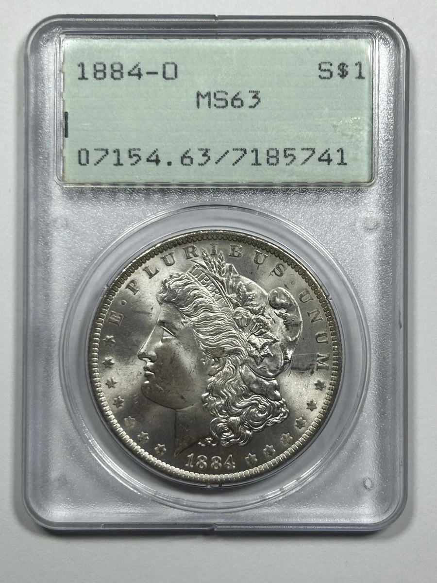 New Orleans Grade MS 63 1884 Year Morgan US Dollars (1878-1921