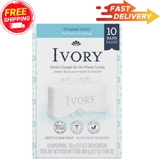 Ivory Bath Bar Soap Original Scent 3.17oz 10 Count