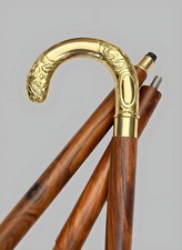 New Vintage Umbrella Design Solid Brass Handle Wooden Walking Stick Handle