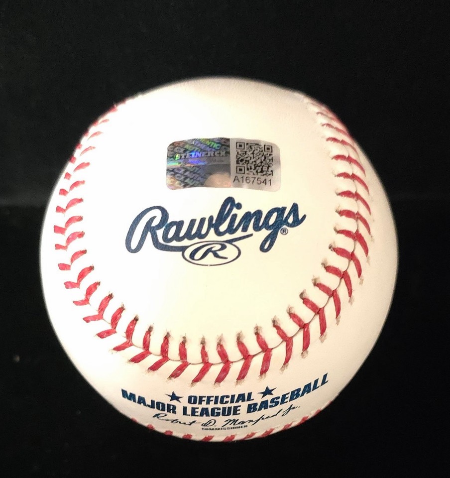 BEN RICE SIGNED BASEBALL MLB STEINER ON SALE! FREE SHIPPING! | eBay