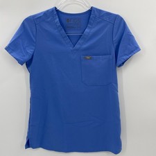FIGS Womens Catarina 1 Pocket Scrub Top Size XXS Short Sleeve Shirt FW1000