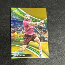 Grigor Dimitrov 2025 Topps Chrome #289 Gold Refractor /50