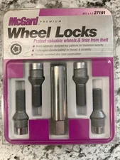 Mcgard 27191 Wheel Lugs Wheel Locks Chrome M12x1.5 / 4 PC / 1 Key