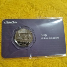  STORIES OF THE SECOND WORLD WAR 50p COIN 2025 BUNC UNC - Available on eBay