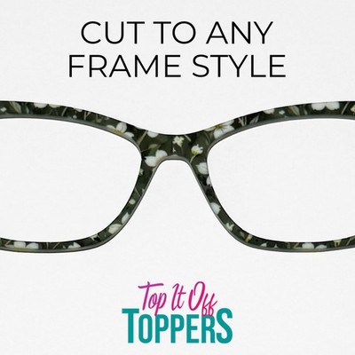Sage Green Floral Eyewear Topper - Available in Any Pair Compatible Frame Style