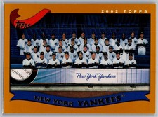 2002 Topps #660 New York Yankees Base Team Photo