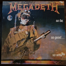 Megadeth - So Far, So Good... So What! - LP Vinyl  1988 Metallica Anthrax Slayer
