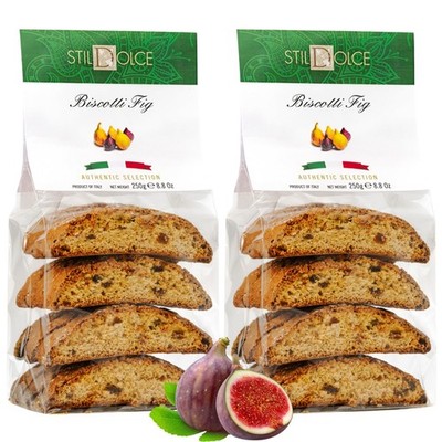 Italian SemiSoft Fig Biscotti | Made in Tuscany, Italy | Stildolce Traditiona...