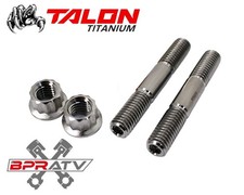 YFZ450R YFZ 450R Heavy Duty Head Pipe Exhaust Studs TITANIUM Stud 12 Pt Nut Kit