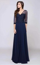 Marsoni M159 Dress Mother bride groom mothers dress NEW NWT Navy sz 6 MOB