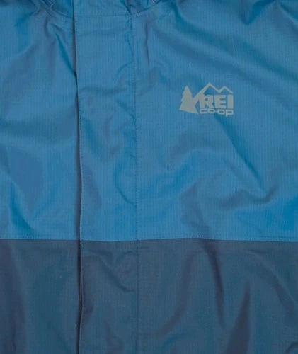 REI Co-Op Peak 2.5L Rain Jacket W/Pit Zips Full Zip Hooded Men’s MED image 2