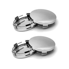 Car Wheel Center Hub Cover, 60MM/2.36In Outer Diameter and 4 PCS Silver