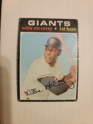 1971 Topps - Willie McCovey #50 PR CREASED