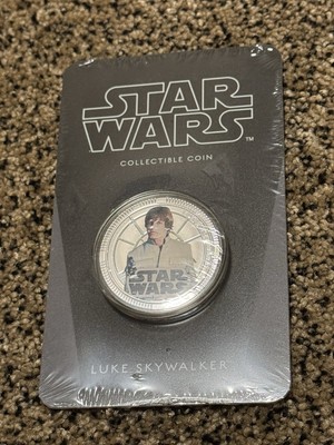 2011 New Zealand Luke Skywalker Star Wars Collectible Dollar $1 Coin New
