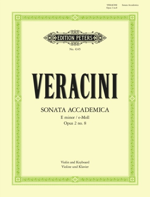 Sonata Accademica in E minor Op.2 No. 8 9790014023447