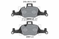 Bremsbelagsatz FÜR BMW 5 (G30, F90), BMW 5 Touring (G31) - Textar 2590001