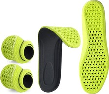 2 Pairs Comfort Insoles for Men/Women, Memory Foam Inserts, Prevent Foot Odor, P