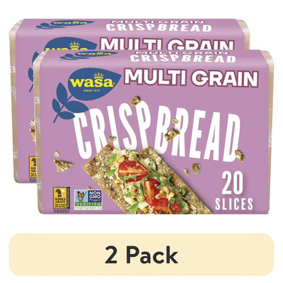 (2 Pack) Wasa Multi Grain Crispbread Crackers 9.7oz No Import Fee