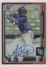 2015 Bowman Chrome Prospects Red Refractor 5/5 Adrian Rondon #BCAP-ARO Auto 6aa