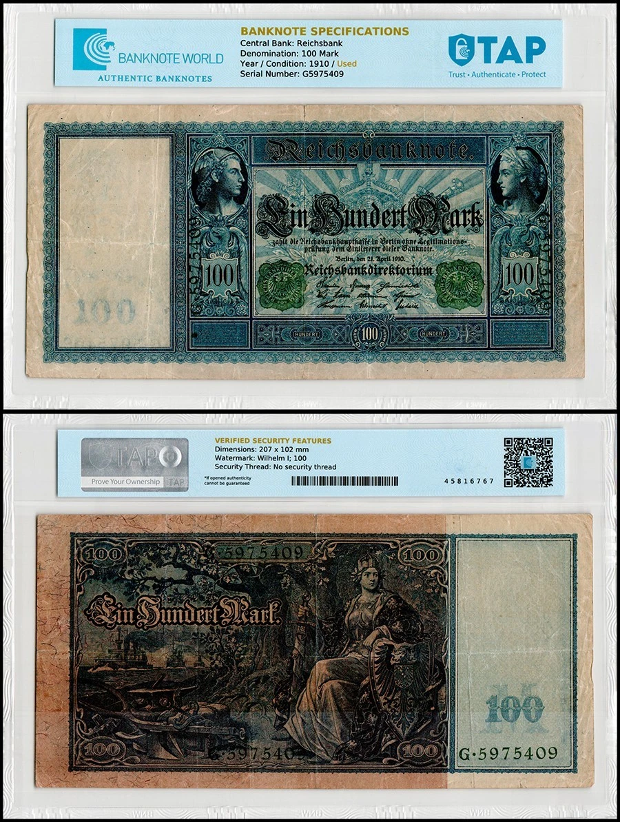 1910 年德国纸币| eBay