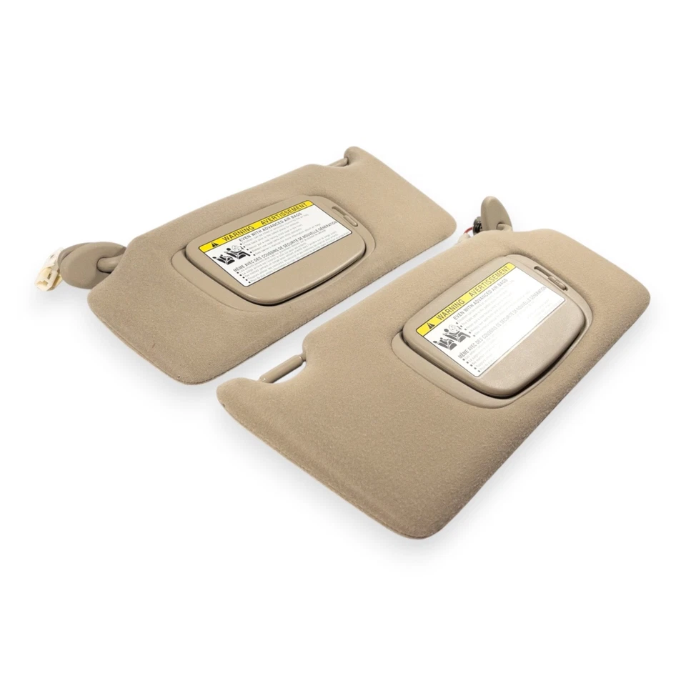 Juego de pares de parasoles laterales para conductor y pasajero Lexus RX 330 2004-2009 bronceado iluminado Foto 2 de 4