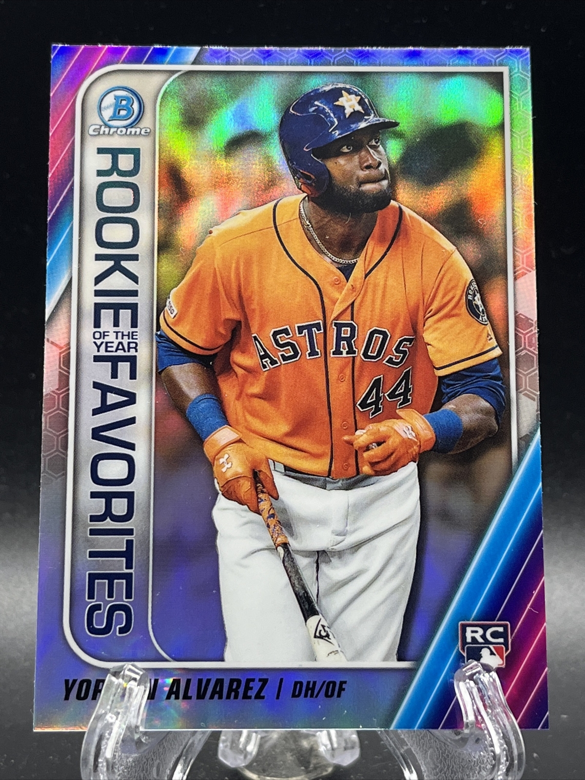 2020 Bowman Chrome ROY Favorite Yordan Alvarez R12142