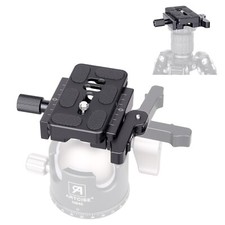 Low-Profile Rapid-Lock Plate Lever-Lock Ballhead Clamp 50mm Quick Release Plate