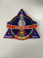 SpaceX Crew 7  Mission Patch - Official SpaceX Employee Patch