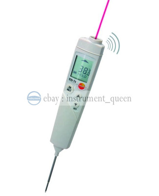 Testo 826-T4 Infrared thermometer with laser marking penetration probe 0563 8284