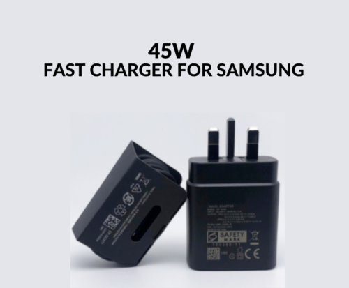 45W Super Fast Charger Adapter Plug USB-C Type C For Samsung Phones S23 S21 S22 - Picture 1 of 14