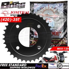 JT Rear Sprocket Steel For GROM/MSX125, MSX-SF 420-35T Black