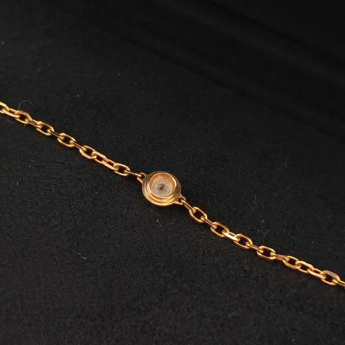 Cartier D'Amour Bracelet With 1P Diamond K18 750 XS 18cm