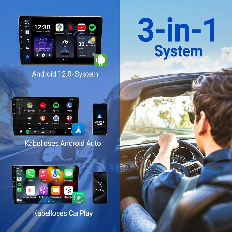 OTTOCAST P3 AI Box Play Store Youtube Wireless Carplay Android Auto HDMI Player - Bild 2 von 4