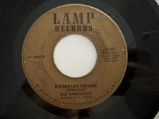 Northern Soul 45 - Vanguards "It's Too Late For Love"/"The Thought.." Lamp HEAR