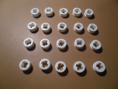 Lego 20x Technic Stopper 1/2 4265c weiß ewn1