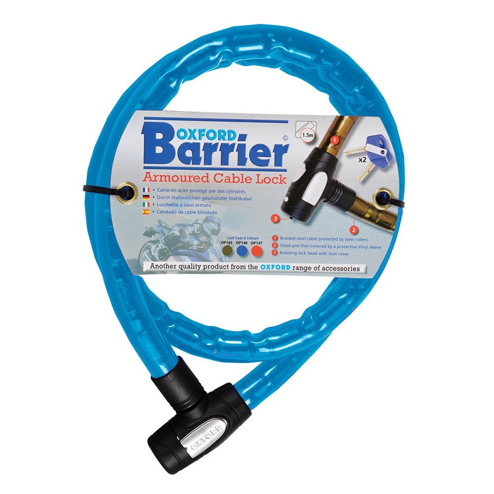 OXFORD 1.4m x 25mm Barrier - Blue