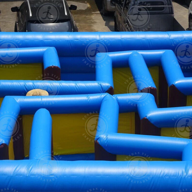 Laberinto inflable 5x5x1,5m/juego laberinto inflable/laberinto inflable embrujado Foto 4 de 4